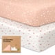 thumbnail image 1 of Pack and Play Sheets KeaBabies Isla, paquete de 2 unidades, ajustables, 38 x 26 cm, 1 of 9
