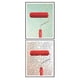 thumbnail image 5 of Set 2pcs 7 "en relieve patrón pintura rodillo herramienta de la pared de bricolaje decoración 6 #, 5 of 5