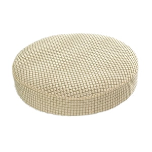Magideal - Funda Elástica Para Taburete, Diámetro De 11 A 15 Pulgadas, Fundas De Fibra De Poliéster A Prueba De Polvo, Cojín Para Taburete De Bar, Uso , , Beige Redondo Beige Para 28-38Cm