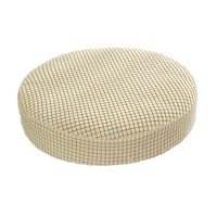 Magideal - Funda Elástica Para Taburete, Diámetro De 11 A 15 Pulgadas, Fundas De Fibra De Poliéster A Prueba De Polvo, Cojín Para Taburete De Bar, Uso , , Beige Redondo Beige Para 28-38Cm