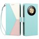 thumbnail image 3 of Funda Libro Tricolor para Honor X9D con Ranuras para Tarjetas, Verde, 3 of 6