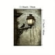 thumbnail image 3 of 1pc, HD Printed Canvas Painting Wall Art - Crow Under the Lamp Night Scene Home Decoration Pictures for Living Room Decor, 3 of 4