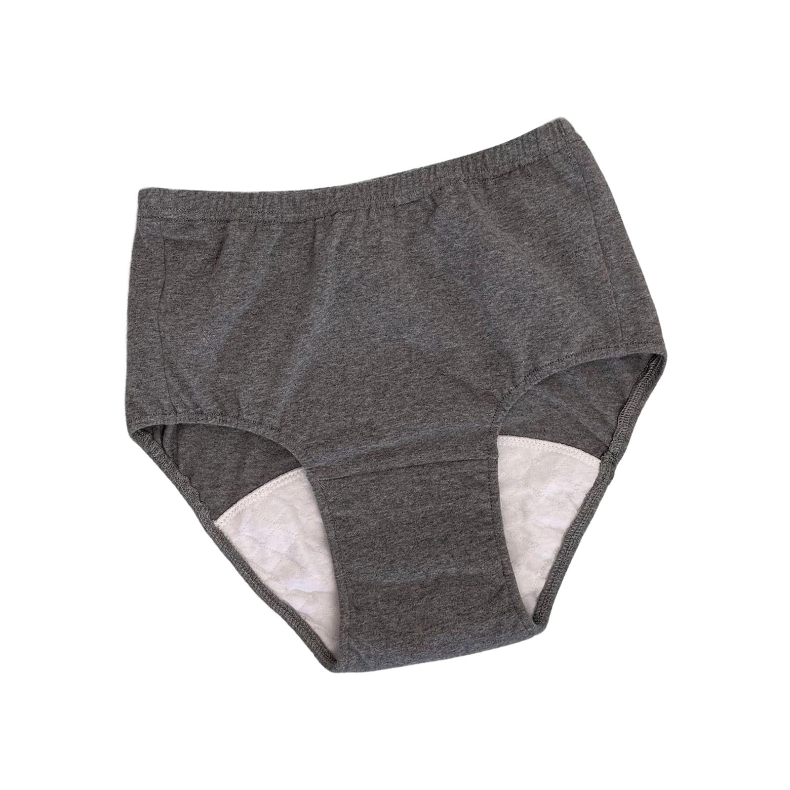 Magideal - Ropa Interior Reutilizable Para Hombres, A Prueba De Fugas, Urinaria, Impermeable, Cómoda, Suave, Transpirable, Para Dormir Durante La Noche, Mujeres, , Gris Oscuro M