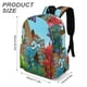 thumbnail image 3 of Lil Stompers-theme Backpack, Campus style schoolbag Bookbag with Adjustable Shoulder Straps And Large Zip Compartment, Unisex Travel Bags.42x30x15cm, 3 of 6