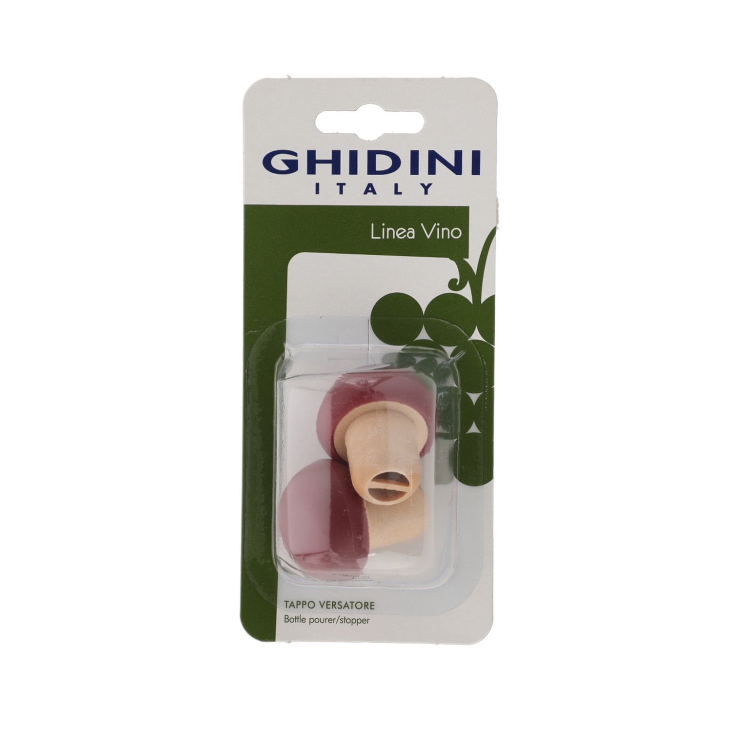 Ghidini - Set 2 Tapon Botella Linea Vino