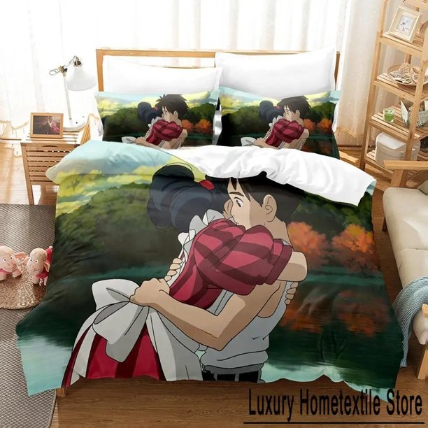 The Boy And The Heron Bedding Set Bed Set Adult Kid Bedroom Duvetcover Sets Bed Sheet Set Bed Sheets