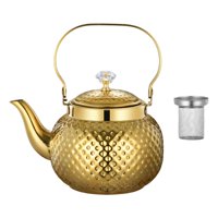 Bothyi - Tetera De Acero Inoxidable Con Infusor, Tetera Para Cocina De Hotel, 1,2 L