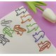 thumbnail image 2 of Clips de papel HiQin 60 piezas con forma de gato y colores surtidos, 2 of 5
