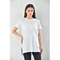 Home Fashion - Polera Mujer Blanco Manga Corta Talla L