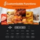 thumbnail image 2 of Freidora de aire Fullwill 6QT con ventana visible, recubrimiento antiadherente y 1700W, negra, 2 of 7
