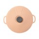thumbnail image 5 of Tapa De Olla De Silicona Resistente Al Calor Con Asa Para Almacenamiento De Alimentos Platos Tazas Naranja 28cm, 5 of 5
