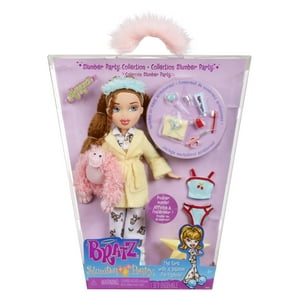 Muñeca De Moda Bratz Slumber Party Meygan Con 2 Pijamas Y Peluche