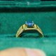 thumbnail image 4 of Anillos de Compromiso de Moissanita para Hombre 1 Quilate Color D VVS1 Anillos de Diamante Amarillo/azul/verde Bandas de Boda de Moissanita con Certificado, 4 of 6