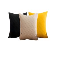 Genérico - Juego De 4 Fundas De Terciopelo Trenzado Multicolor