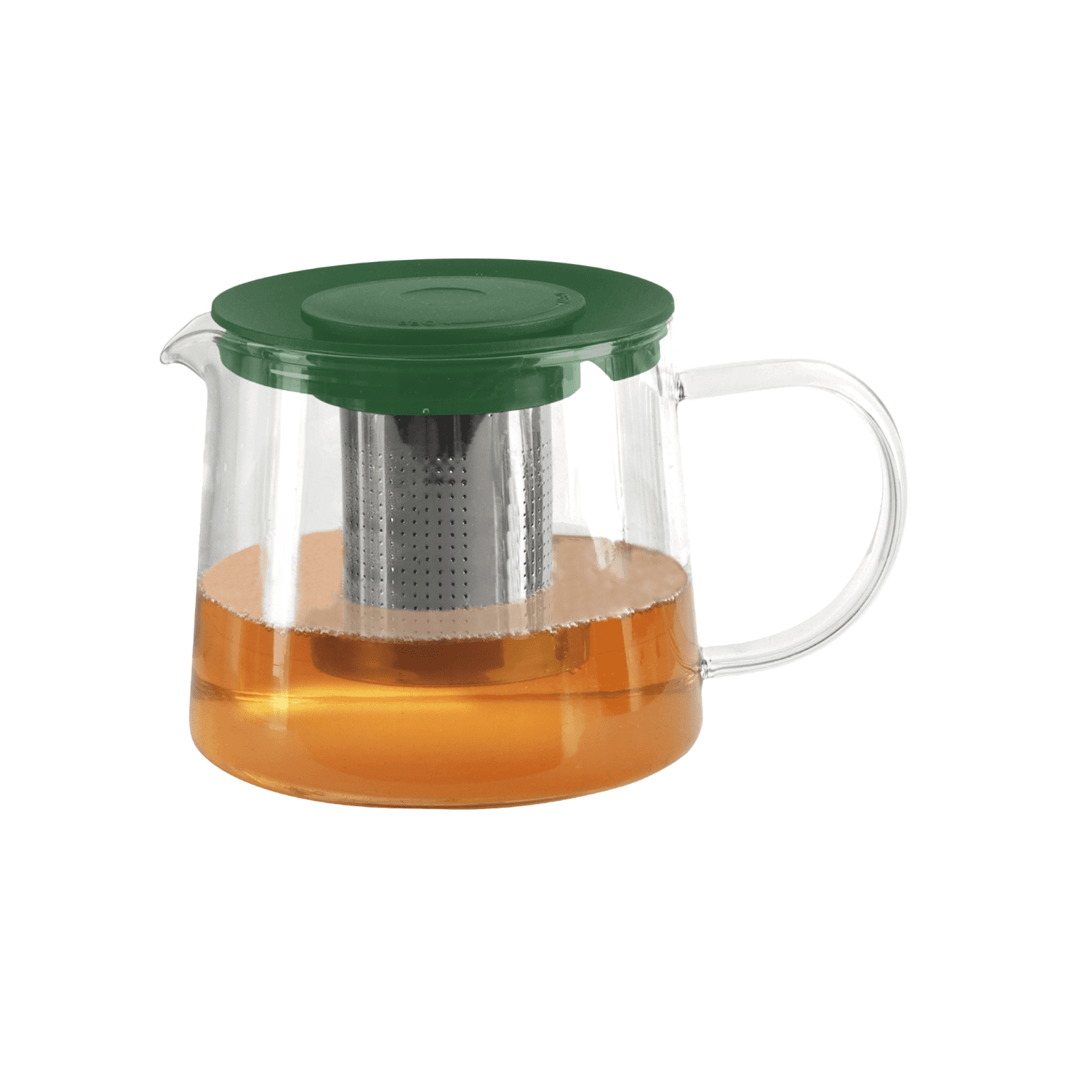 Kitchenware - Tetera Vidrio Borosilicato Con Infusor 1 Lt Verde