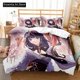 thumbnail image 1 of Genshin Impact Raiden Shogun Duvet Cover Bedding Set Bed Set Quilt Cover Boys Adult, 1 of 5