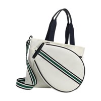 Magideal - Bolsa De Mano Para Tenis, Bolso De Tenis Portátil Con Correa Para El Hombro, Bolsa De Transporte Multiusos Para Raqueta, Bolsa Grande Para Bádminton,