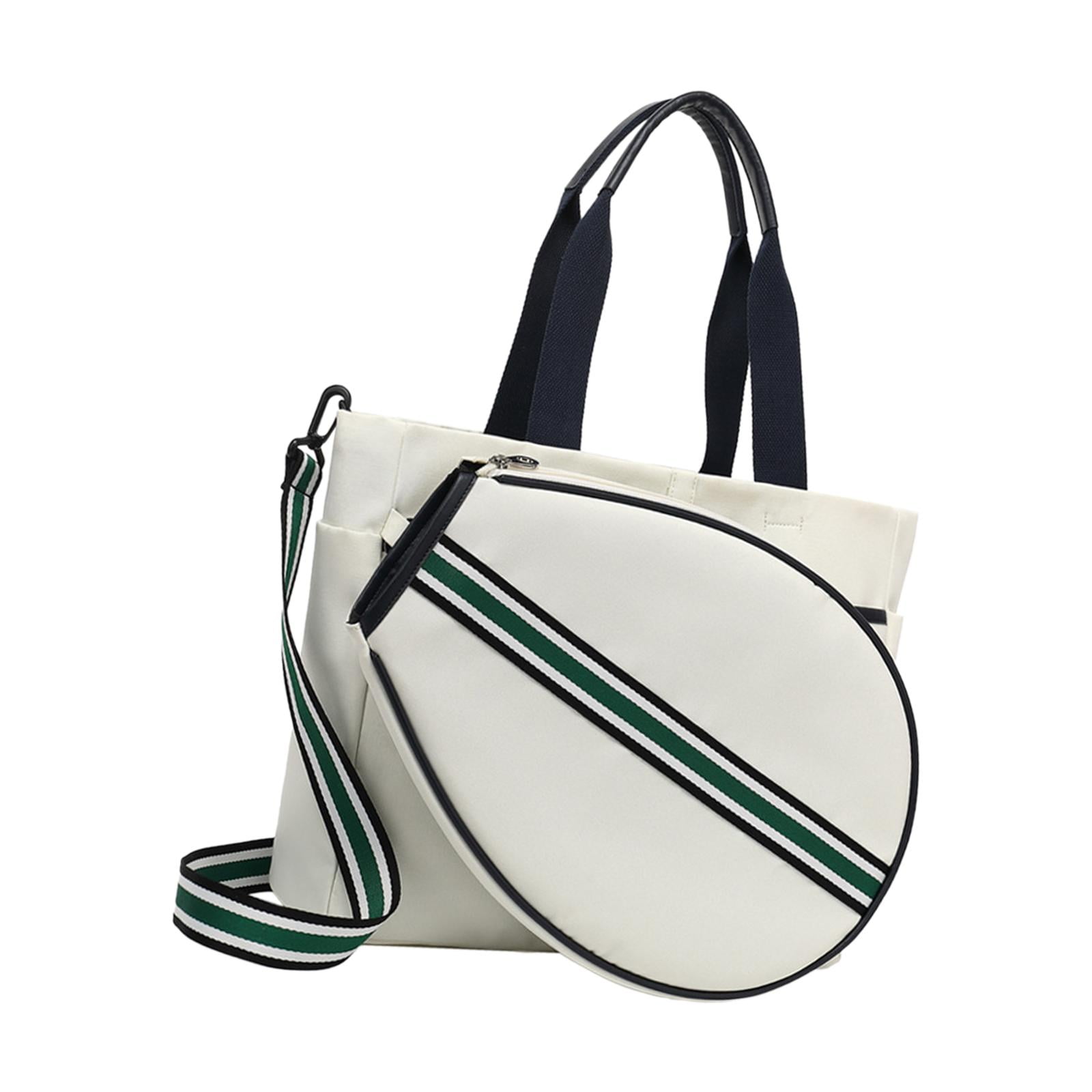 Magideal - Bolsa De Mano Para Tenis, Bolso De Tenis Portátil Con Correa Para El Hombro, Bolsa De Transporte Multiusos Para Raqueta, Bolsa Grande Para Bádminton,
