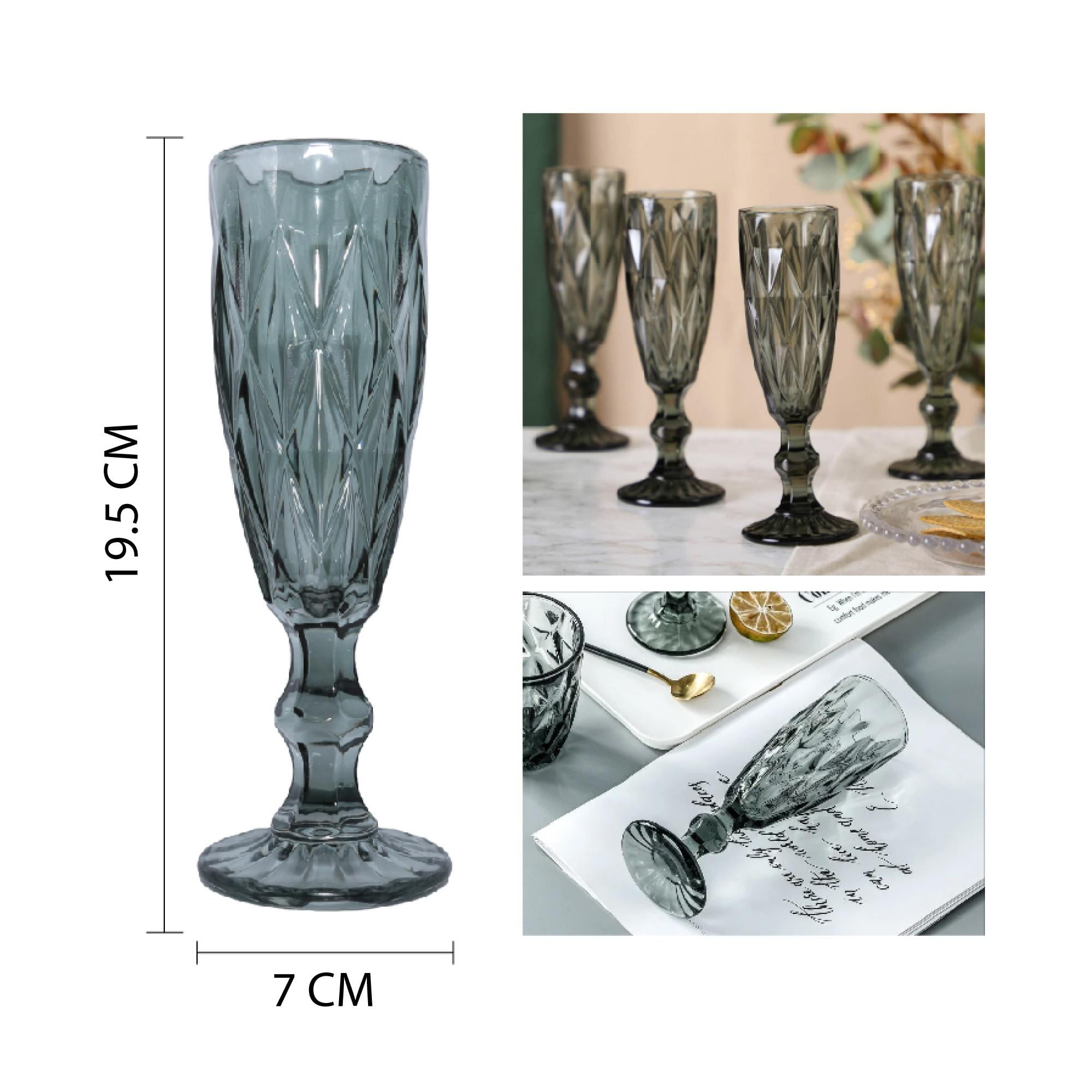 Xianzhu - Copa Tallada Para Aperitivo 160ml - Gris