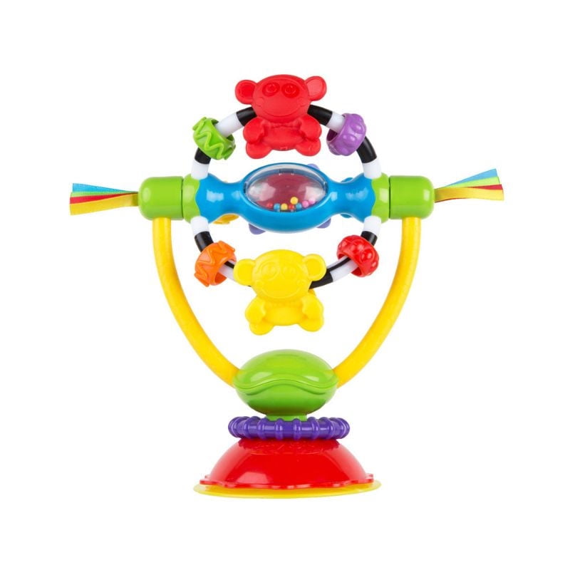 Playgro - Sonajeros Y Mordedores Giratoria Para Mesa De Comer Multicolor