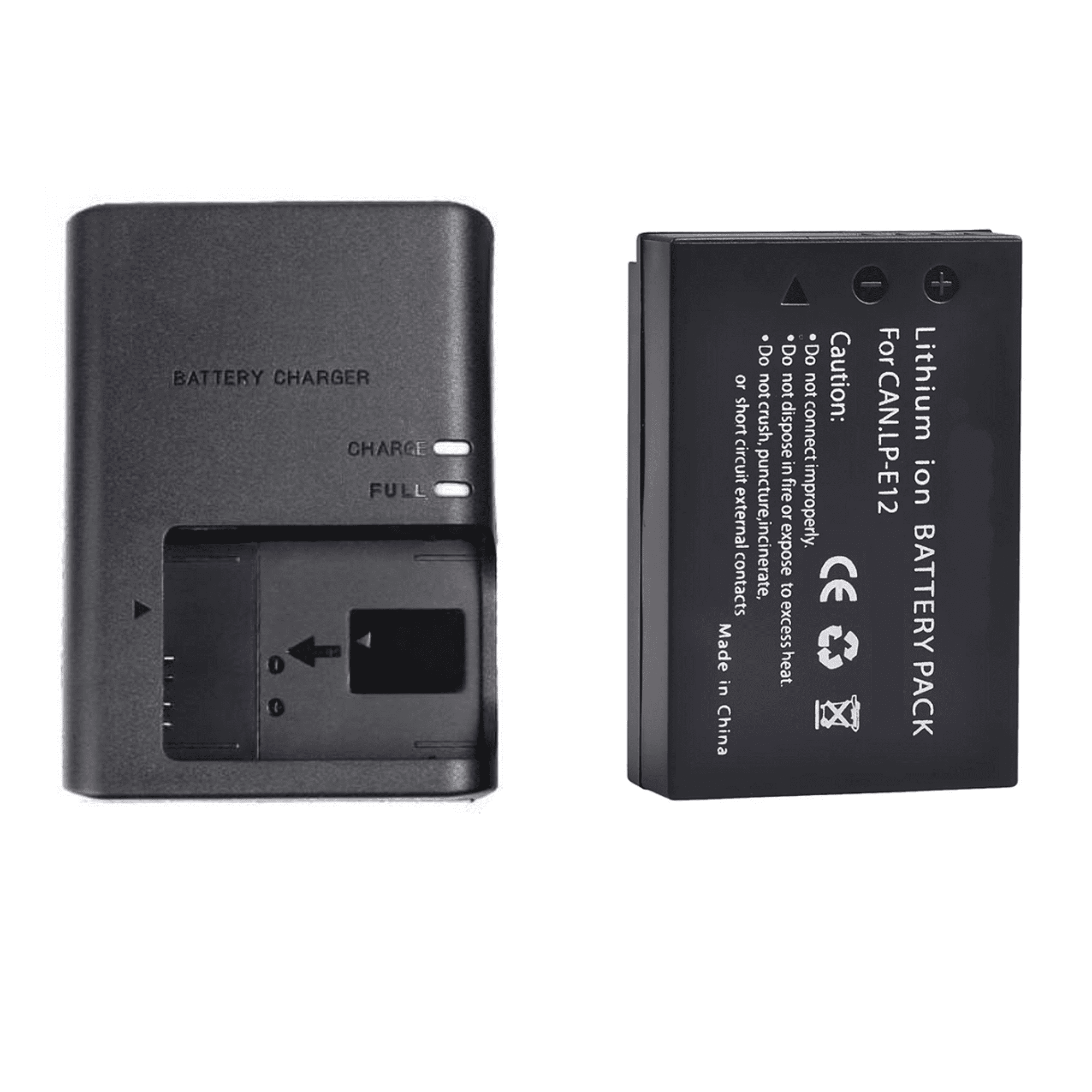 Genérico - Batería Lp-e12 + Cargador Lc-e12 Alternativo Canon