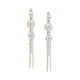 thumbnail image 1 of Aros Colgantes Diseño Perlas y Circones, 1 of 2