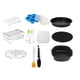 thumbnail image 1 of Juego De Accesorios Para Freidora De Aire De 11 Piezas Bandeja Para Pizza Para Cocinar En El Hogar, 1 of 5