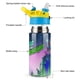thumbnail image 3 of Noche de la Zoopocalipsis Botella de Agua con Tapa Pop Top de Un Toque, Acero Inoxidable, a Prueba de Fugas, para Deportes, Botella Infantil azul 12 oz, 3 of 6