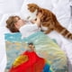 thumbnail image 2 of El Legado de Superman anti-pilling, suave, ligera, esponjosa y acogedora de lujo para hogar y cocina – Perfecta para niños y adultos,120X180cm, 2 of 6
