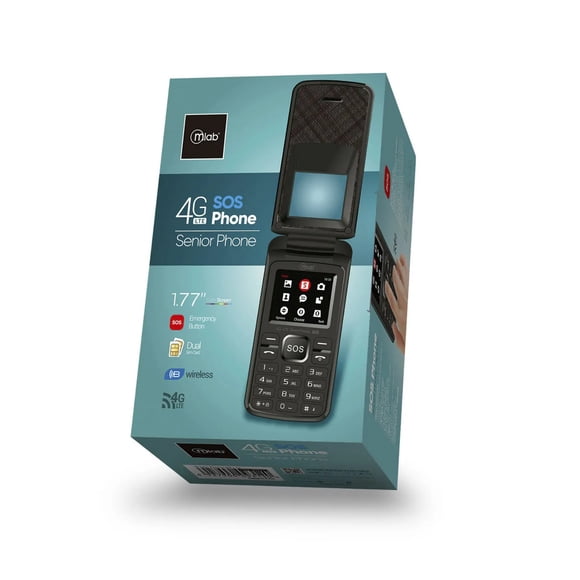 Telefono Senior Phone 4G – Botón SOS Función Teléfono Adulto Mayor 9312 MLAB