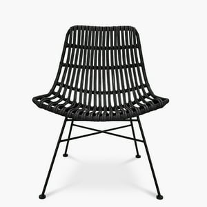 Form Design - Sitial Ratan Sintético Creta Negro