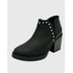 thumbnail image 1 of Botin para mujer con taco clasico Negro, 1 of 4