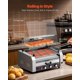 thumbnail image 4 of Rodillo para Hot Dogs VEVOR 18 Hot Dogs 7 Rodillos 1200W Acero Inoxidable, 4 of 9