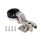 thumbnail image 5 of Bisagras De Puerta De Vidrio, Tornillos De Copa De 35mm, Bisagras Prácticas De Bricolaje, Accesorios Del Gabinete Para El Hogar, Curva Grande, 5 of 5