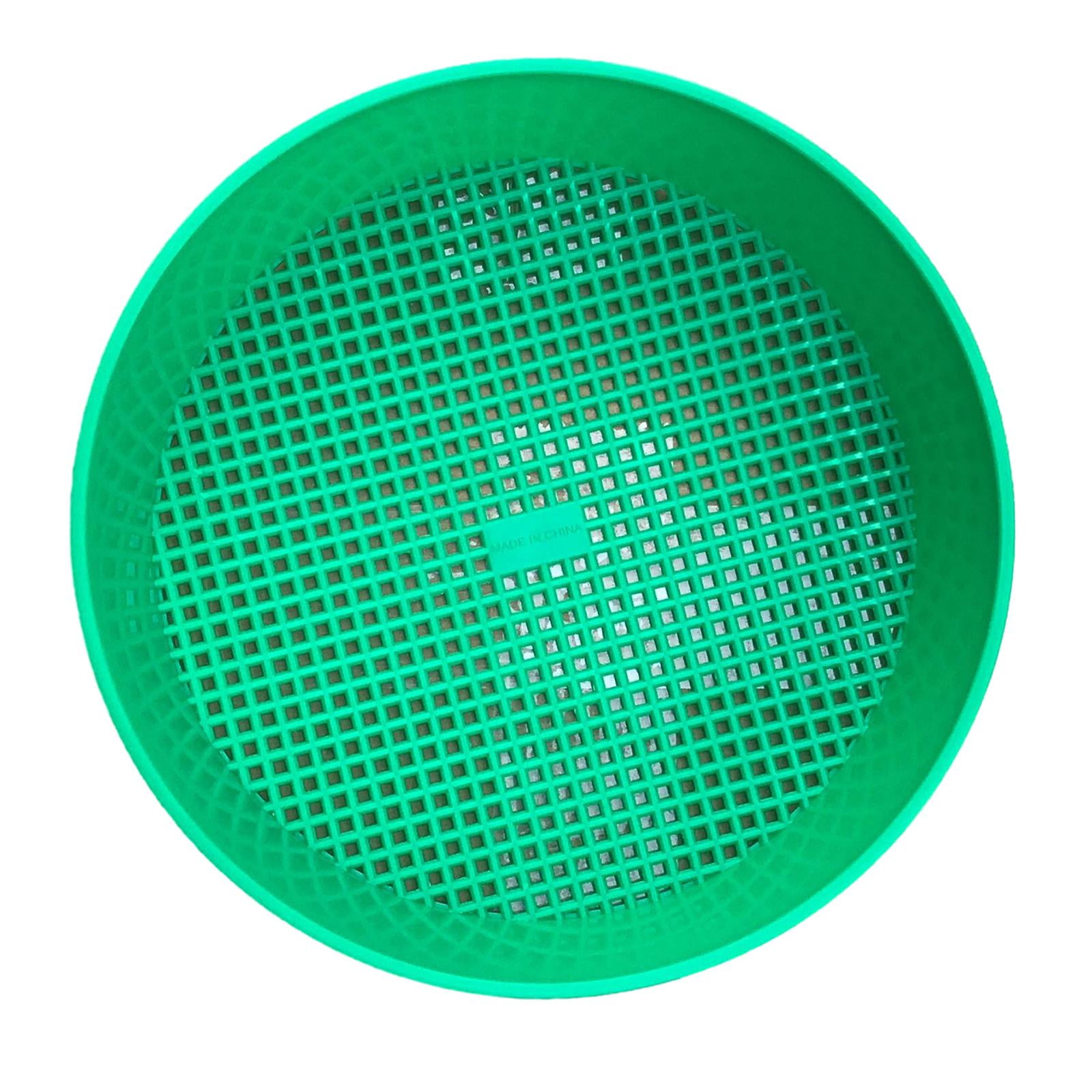 Magideal - De Jardín, Bandeja De Tamizado De Suelo, Dispensador De Herramientas De Siembra Verde, Malla De Piedra Para Filtro, Tamices Pequeños De Y 1 Pieza