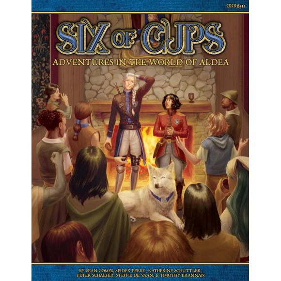 Libro Green Ronin Publishing Six of Cups: Un juego de rol de Blue Rose