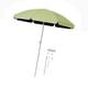 thumbnail image 4 of Sombrilla pequeña para patio, sombrilla de jardín, 1,7 m con varillas resistentes, toldo portátil premium para picnic al aire libre, para parques y verde, 4 of 5