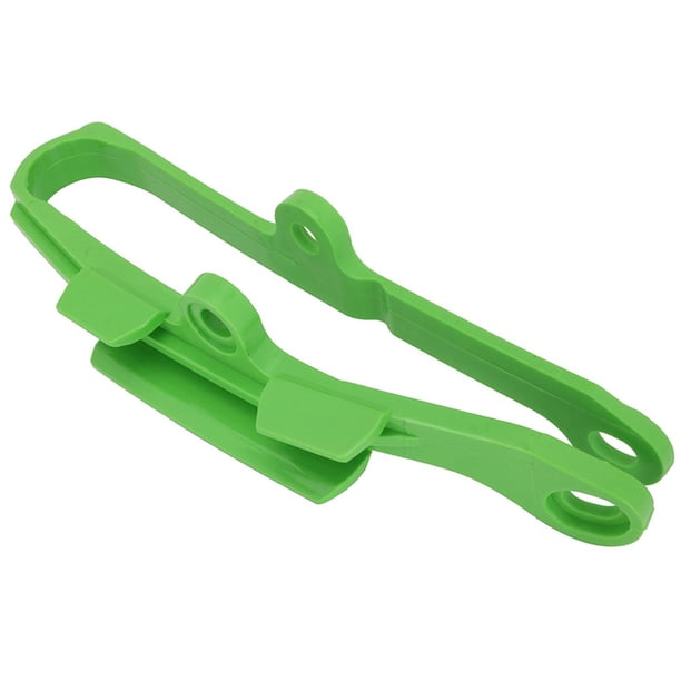 Carcasa de guía deslizante para cadena de motocicleta, accesorios de repuesto de plástico, protector de oscilante verde resistente al desgaste