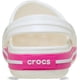 thumbnail image 3 of Zuecos Crocs Crocband para Niños Blanco y Rosa Talla 4, 3 of 7