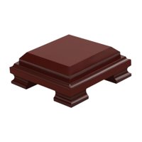 Magideal - Base De Madera Cuadrada, Soporte De Exhibición De Madera, Base De Tetera Sólida, Decoración, Base De Exhibición De Recuerdos, Base De Exposición De Ar L