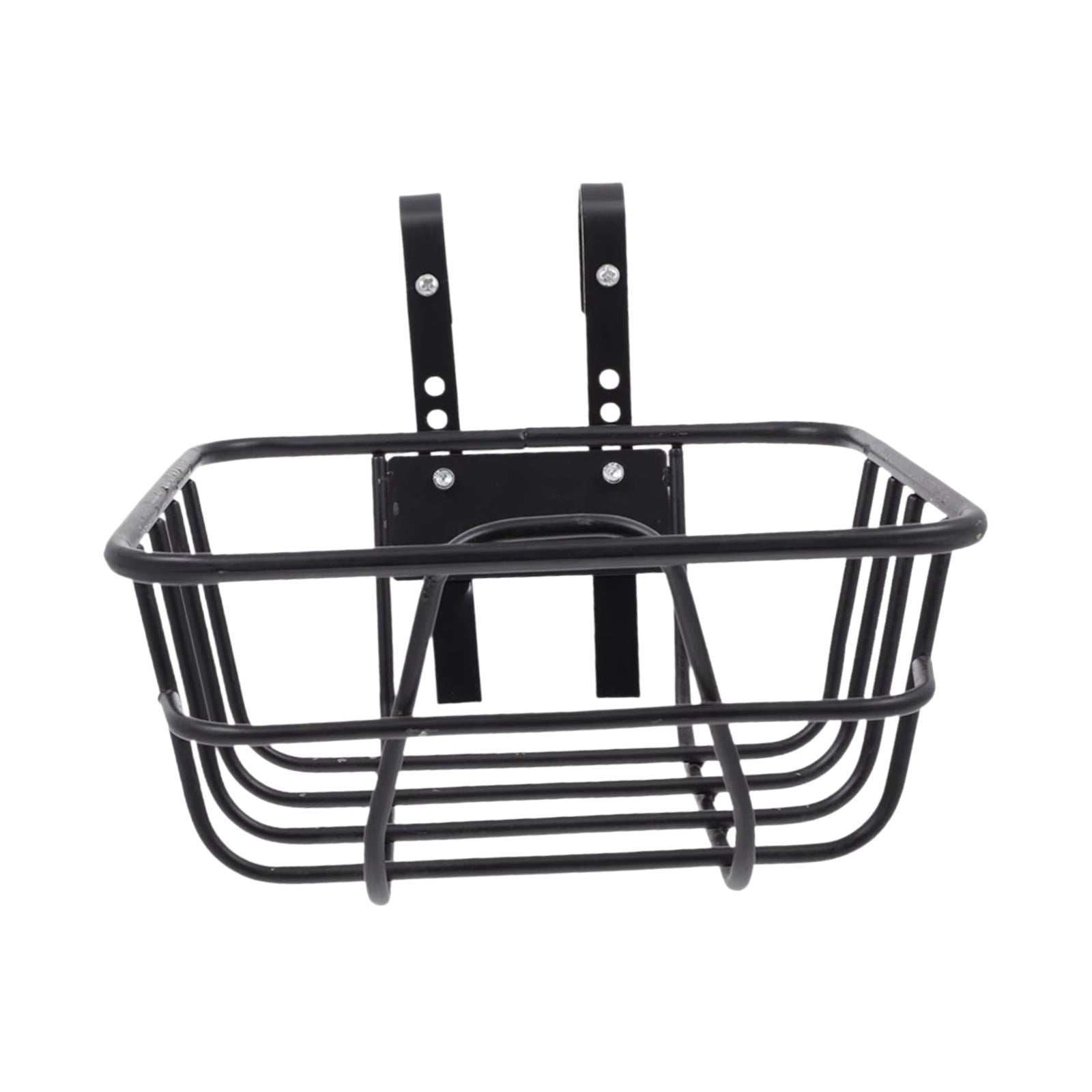 Magideal - Cesta Para Bicicleta, Cesta Para Verduras, Cesta Desmontable Para Mascotas, Alforjas Metálicas, Portaequipajes Para Bicicletas, Cesta Para Manillar De 30cmx32cmx12cm
