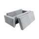 thumbnail image 2 of Sofa Cama Multifuncional Felpa Gris Claro, 2 of 3