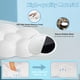 thumbnail image 4 of Reposamuñecas Sushret Cloud White Memory Foam Vegan, 4 of 7