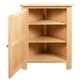 thumbnail image 4 of Armario de esquina VidaXL de madera maciza de roble con espacio de almacenamiento de 60 cm, 4 of 9