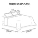 thumbnail image 5 of Cubrecama Sherpa 2 Plazas - Blanco Mundo Natural M952, 5 of 5