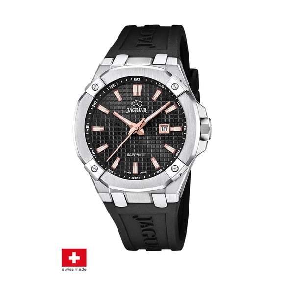 Reloj J1010/4 Jaguar Swiss Negro Hombre Diplomatic