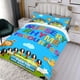 thumbnail image 3 of Rimas Infantiles Conjunto de sábanas temático, trío de piezas, cómodo y amigable con la piel, diseño único, regalo de decoración para el hogar para familiares, amigos y fans,140cm *210cm, 3 of 6