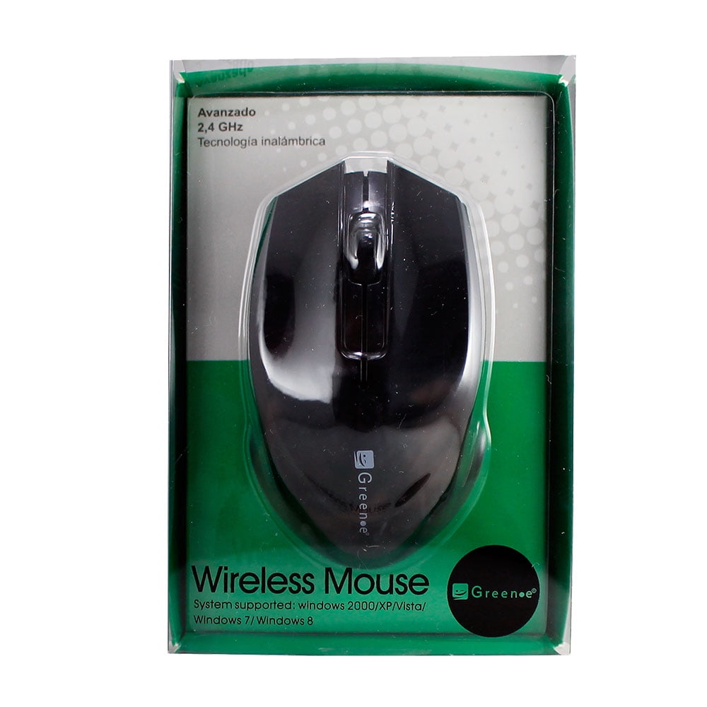 Green E - Mouse Ergonómico Inalámbrico 2.4 Ghz / 3 Botones