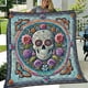 thumbnail image 3 of Beautiful Skull - Colcha de calaveras personalizada, 3 of 3