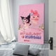 thumbnail image 3 of My Melody Cuadro decorativo colgante - Arte de pared - Póster enmarcado - Decoración de pared - Regalos para familia, amigos y aficionados 20*30 cm, 3 of 6